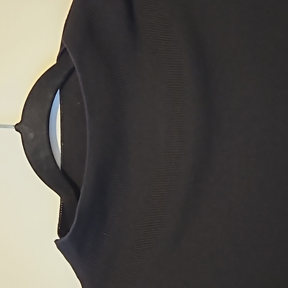 Willow & Thread black tight knit sweater - Picture 3 of 4